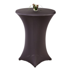 Stehtischhusse Stretch anthrazit Ø80 H110