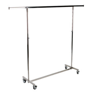 Garderobenständer L140-220 B50 H125-180 chrom