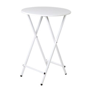 Stehtisch Carrara Ø80 H110 weiß