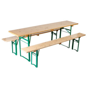 Bierzeltgarnitur L220 B100 H78 natur