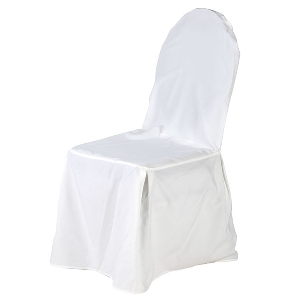 Stuhl Brilliant L44 B58 H94 SH47 mit Stuhlhusse ecru mit Schleife