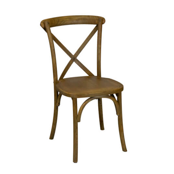 Stuhl Crossback L44,5 B41 H90 SH47 Ulmenholz