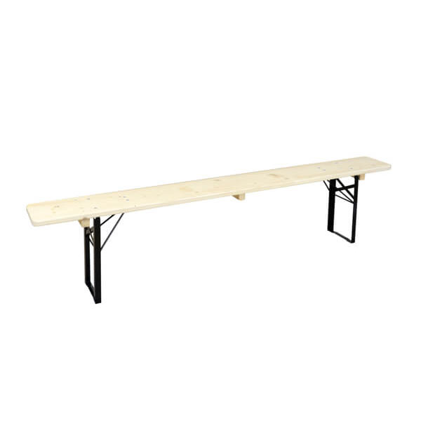 Bierzeltbank L220 B25 H45 natur