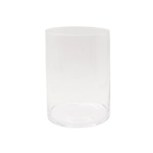 Windlicht Glas Zylinder, Fuß flach