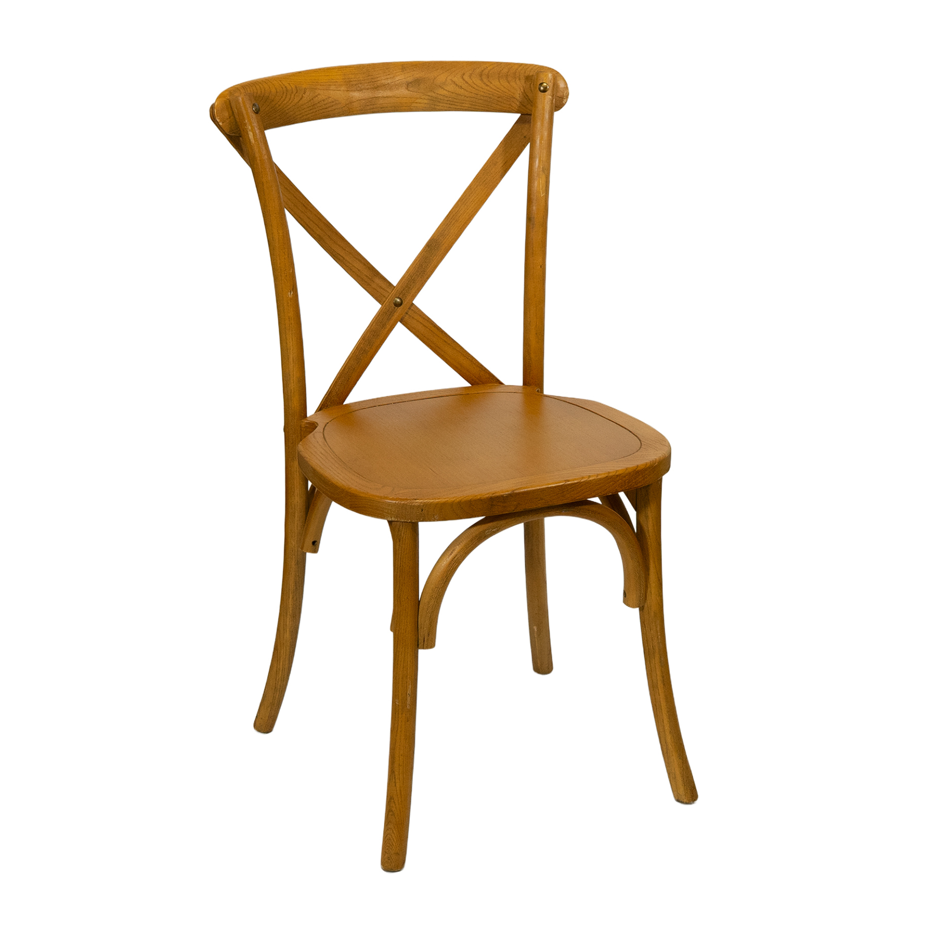 Stuhl Crossback L44,5 B41 H90 SH47 Ulmenholz